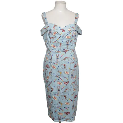 Dress (Blue, Multicolored) from Collectif Cotton, Elastane