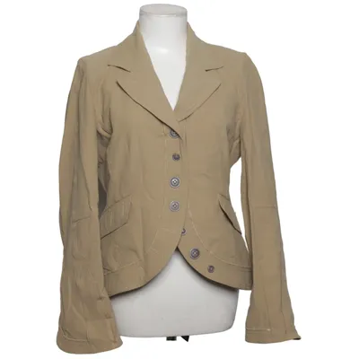 Blazer (Beige) from One Step Cotton, Elastane, Polyamide