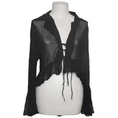 Blouse portefeuille (Noir) de Zara