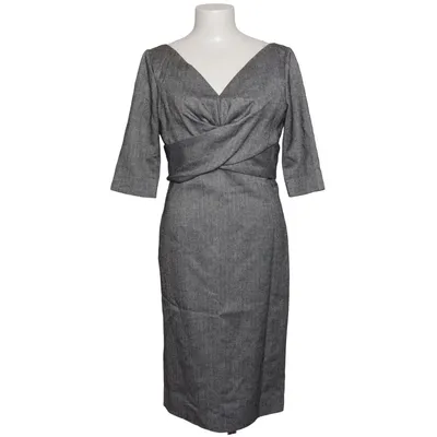 Jurk (Grijs) van Alexander McQueen Acetaat, Bamboo, Kasjmier, Viscose, Wol