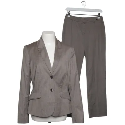 Kostym (Brun, Vit) från Comma Elastan, Polyester, Viskos