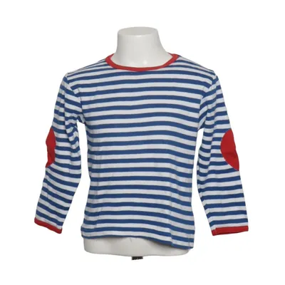 Langarmshirt (Blau, Weiß, Rot) von Toby Tiger Bio-Baumwolle