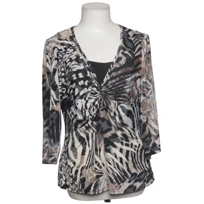 Top (Sort, Beige, Flerfarvet) fra Canda C&A Elastan, Polyester