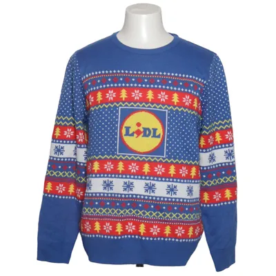 Julesweater (Blå, Flerfarvet) fra Livergy Akryl