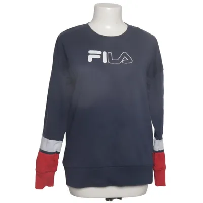 Sweatshirt (Blue, White, Red) from Fila Cotton, Polyester