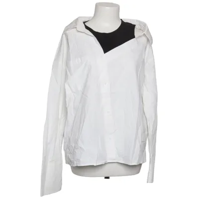Shirt (White, Black) from One More Story Cotton, Elastane, Viscose