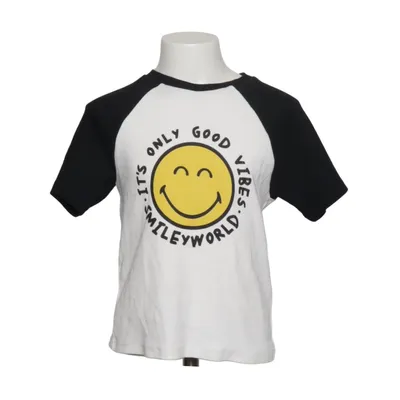 Honkball T-shirt (Wit, Zwart, Geel) van Smiley World Katoen, Elastaan