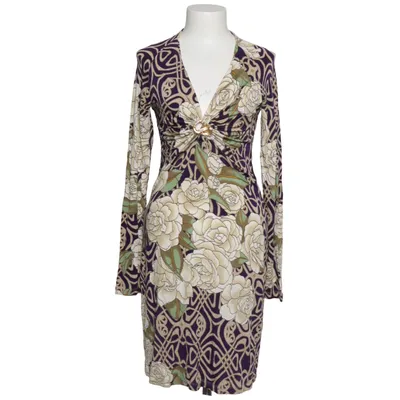 Dress (Purple, Beige, Multicolored) from Roberto Cavalli