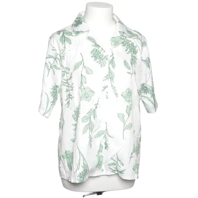 Short sleeve shirt (White, Green) from Fashion Classic