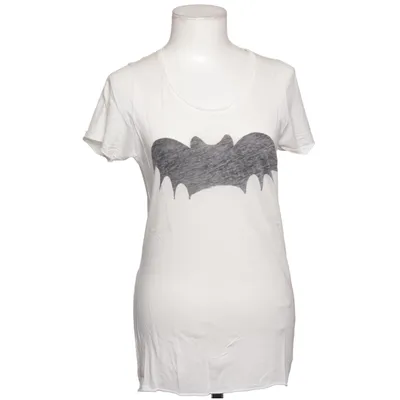 T-shirt (Hvid, Sort) fra Zoe Karssen Bomuld, Modal