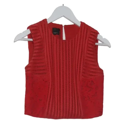 Top (Red) from Pinko Acetate, Polyester, Viscose
