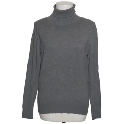 Turtleneck (Gray) from The Basics Cotton, Nylon