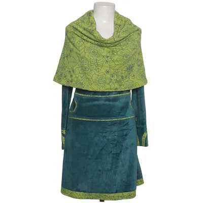 Hood dress (Blue, Green, Multicolored) from Vishes Cotton