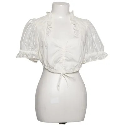 Dirndl blouse (Wit) van Nockstein Trachten Katoen, Polyester