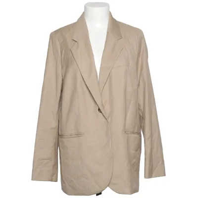 Blazer (Beige) fra H&M Polyester, Viscose