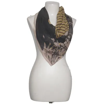 Shawl (Yellow, Black, Gray) from Bode