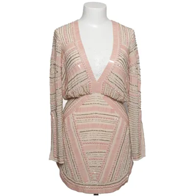 Cocktail dress (Beige, Pink, Gold) from ASOS Polyester