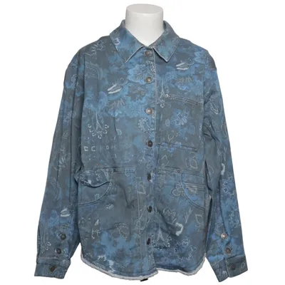 Jeansjacka (Blå, Flerfärgad) från Desigual Bomull, Elastan