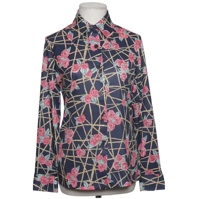 Blouse (Blue, Multicolored) from Contessa Polyester