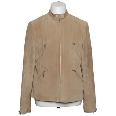 Läderjacka (Beige) från Redgreen Acetat, Skinn