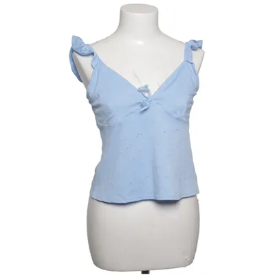 Tanktop  (Blå) fra Divided by H&M Elastan, Polyester, Bomuld