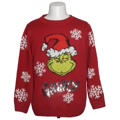 Julesweater (Rød, Flerfarvet) fra The Grinch Akryl