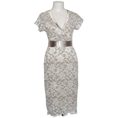 Maternity dress (White, Beige) from Tiffany Rose Elastane, Polyamide, Viscose