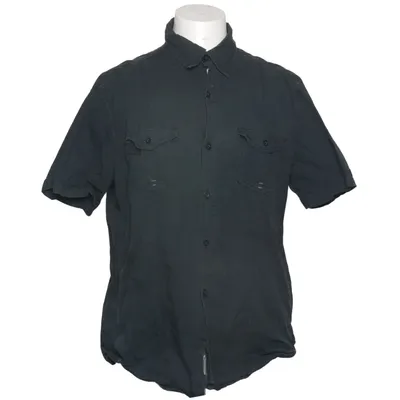 Short sleeve shirt (Black) from Southern Menswear Cotton