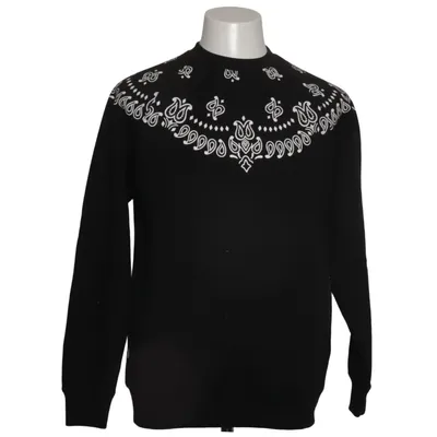 Sweatshirt (Black, White) from Crooks & Castles Cotton, Polyester
