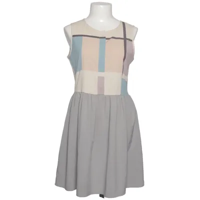 Kjole (Beige, Blå, Grå) fra Kling Elastan, Viscose