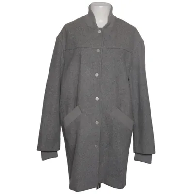 Coat (Gray, Blue) from Eleven Paris Polyester, Wool
