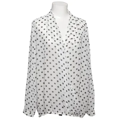 Blouse (White, Black) from Hema Polyester