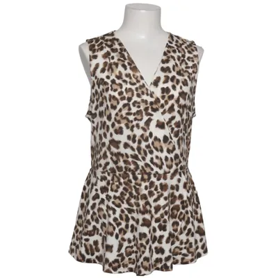 Wrap top (White, Brown, Black) from Monteau Elastane, Polyester