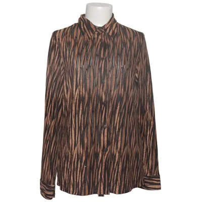 Bluse (Schwarz, Braun) von Woman Collection Polyester, Viskose