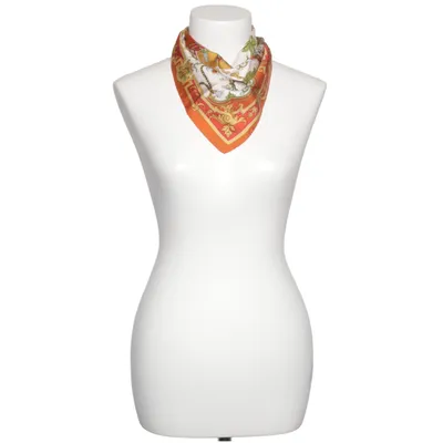 Kostymsjal (Orange, Flerfärgad) från Etro Silke