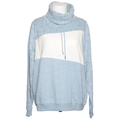 Hoodie (Blue, White, Multicolored) from Gina Cotton, Polyester