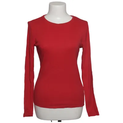Langærmet t-shirt (Rød) fra Cecilia Classics Bomuld, Viscose