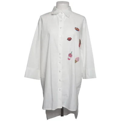 Shirt (White, Multicolored) from Sweewë Cotton, Polyester