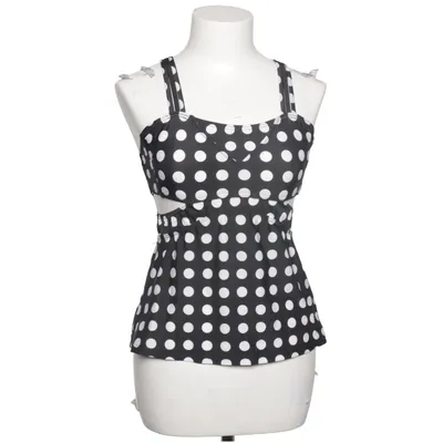 Swim dress (Black, White) from Joo Beachwear Elastane, Polyester