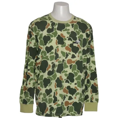 Lange mouwen shirt (Groen, Bruin) van Staple Katoen