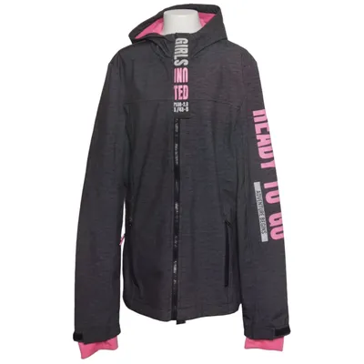 Softshell jacket (Gray, Pink) from Girls United Elastane, Polyester