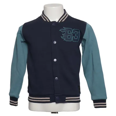 Varsity-jack (Blauw, Groen) van Hydro Katoen, Polyester