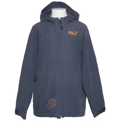 Outdoorjakke (Blå) fra Jack Wolfskin Bomuld, Polyester, Polyurethan