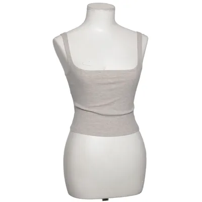 Crop top (Grå) från Reformation Jeans Elastan, Lyocell
