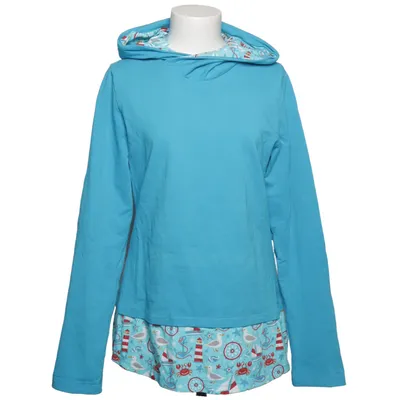 Sweat à capuche (Bleu, Multicolore) de Babauba Coton, Élasthane