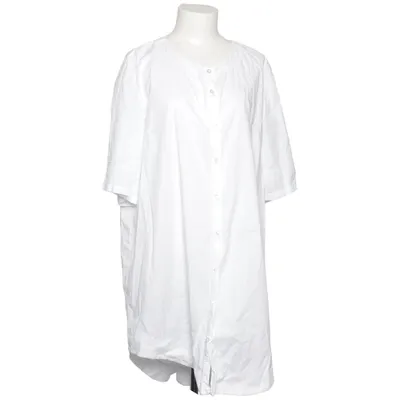Blouse (Wit) van Inca Katoen, Elastaan