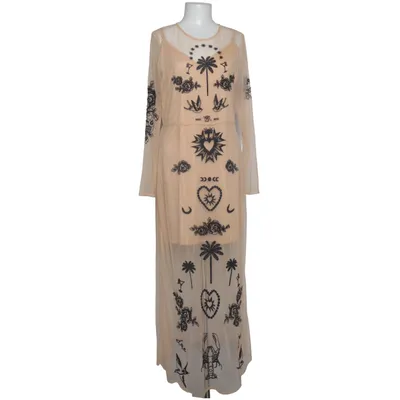 Kjole (Beige, Sort) fra Never Fully Dressed