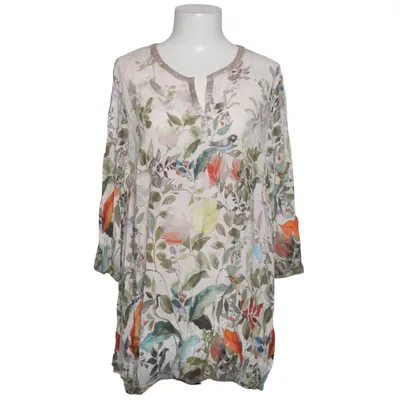 Blouse (White, Multicolored) from Lecomte Polyester, Viscose