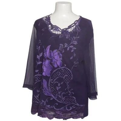 Top (Purple) from Mona Elastane, Polyester