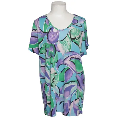 Topp (Blue Paisley) från Kim & Co Elastan, Polyester